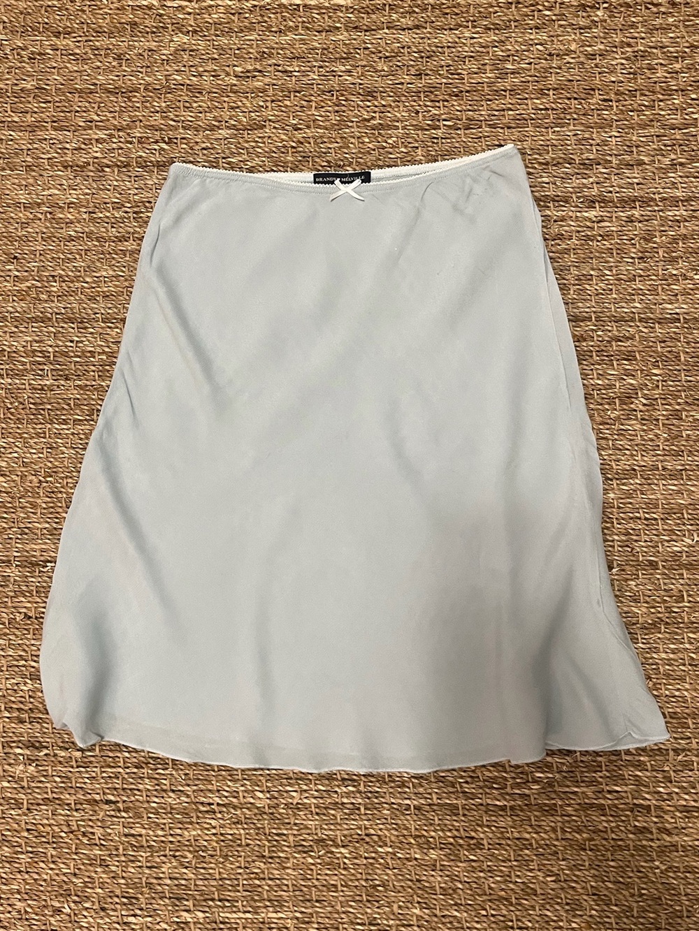 Brandy Melville Pale Blue A-Line Skirt